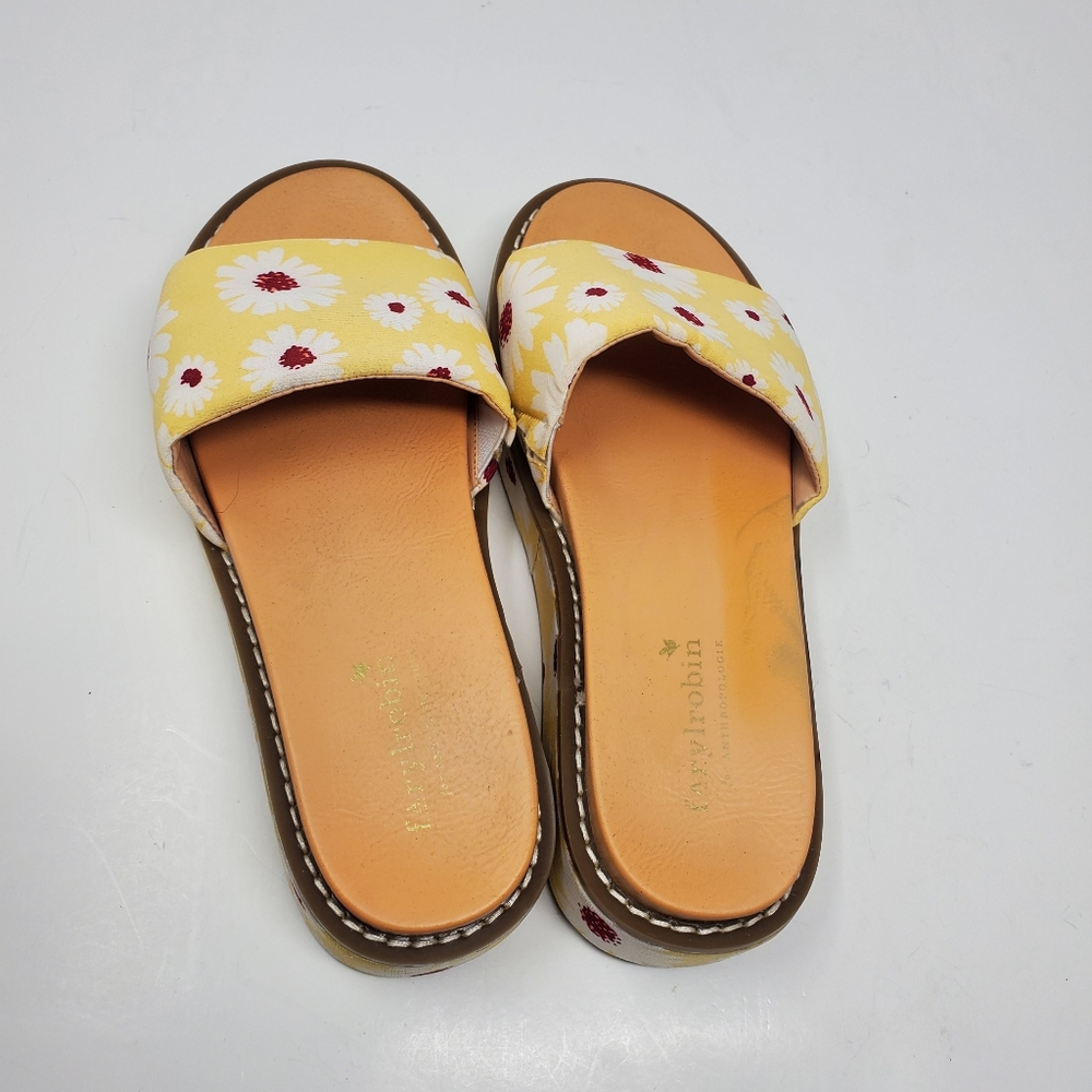 Farylrobin Floral Slide Sandals Size 5 - Picture 5 of 8